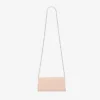 Bing Wallet with Chain Macaron Patent Leather Mini Shoulder Bag with Crystal Piece