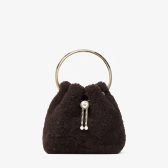 Bon Bon Chocolate Bucket Bag with Metal Handle