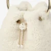 Bon Bon Natural Bucket Bag with Metal Handle
