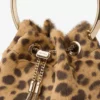 Bon Bon Natural Leopard Print Pony Bag