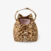 Bon Bon Natural Leopard Print Pony Bag
