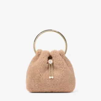 Bon Bon Toffee Bucket Bag with Metal Handle