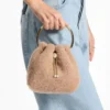 Bon Bon Toffee Bucket Bag with Metal Handle