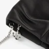 Bonny Clutch Black Satin Clutch Bag