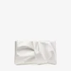 Bonny Clutch Ivory Satin Clutch Bag