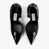 Brigitte 100 Black Patent Leather Pumps