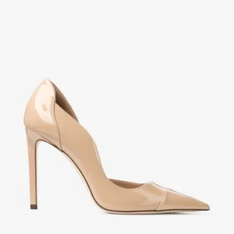 Brigitte 100 Chai Patent Leather Pumps