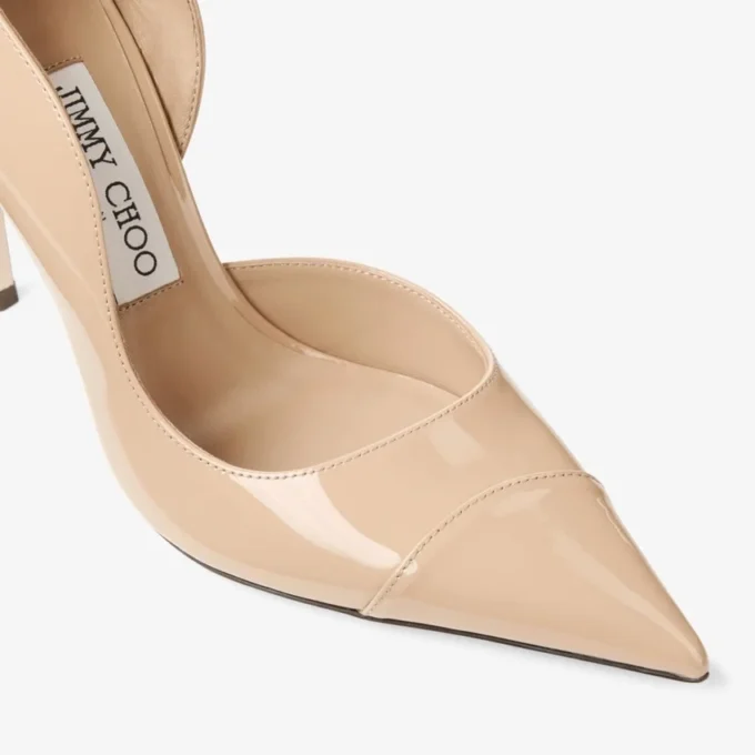 Brigitte 100 Chai Patent Leather Pumps