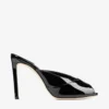 Brigitte Mule 100 Black Patent Leather Mules