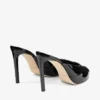Brigitte Mule 100 Black Patent Leather Mules