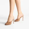 Brigitte Mule 100 Toffee Suede Mules