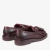 Buff Fringe Loafer Deep Merlot Waxed Calf Loafers