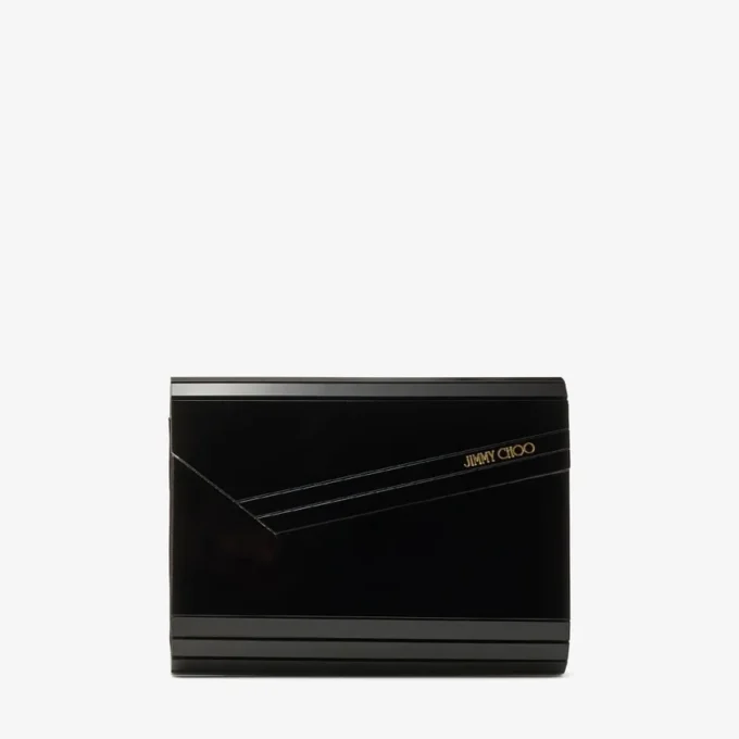 Candy Black Acrylic Clutch Bag