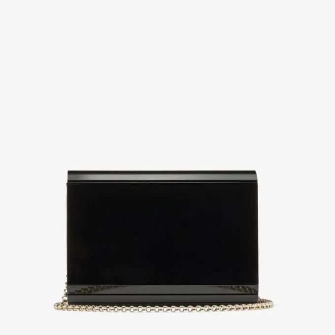 Candy Black Acrylic Clutch Bag