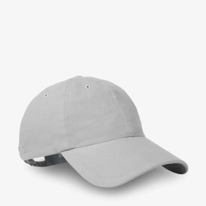 Cap 85 Grey and British Green Cotton Baseball Cap with Jimmy Choo Logo