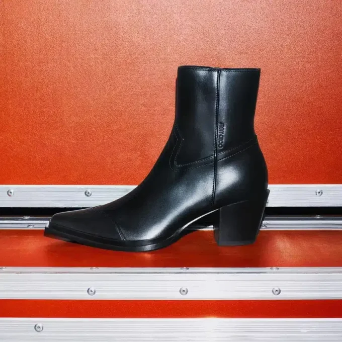 Cece Ankle Boot 60 Black Soft Vachetta Ankle Boots