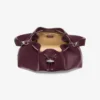 Cinch Medium Garnet Leather Shoulder Bag