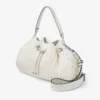Cinch Medium Latte Knitted Wool Shoulder Bag