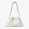 Cinch Medium Latte Leather Shoulder Bag