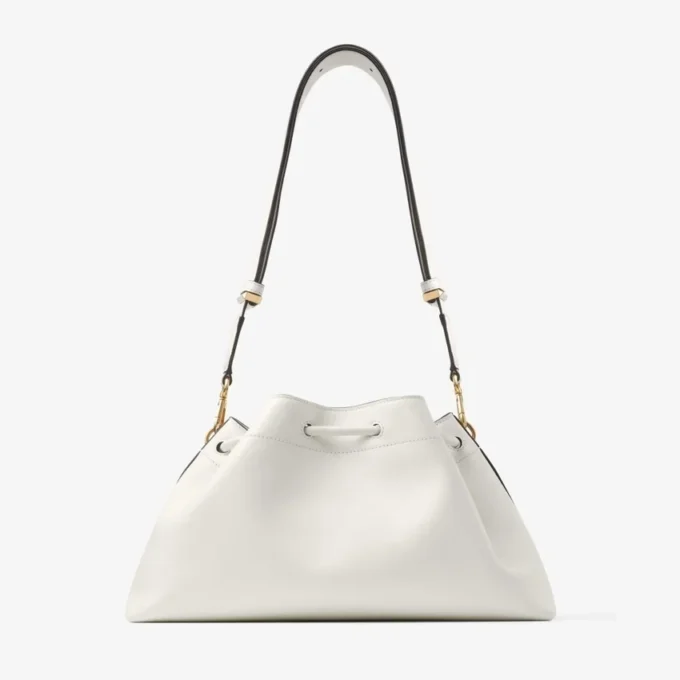 Cinch Medium Latte Leather Shoulder Bag