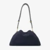 Cinch Medium Marine Suede Shoulder Bag