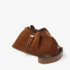 Cinch Medium Tan Suede Shoulder Bag