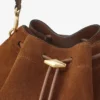 Cinch Medium Tan Suede Shoulder Bag