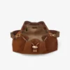 Cinch Medium Tan Suede Shoulder Bag