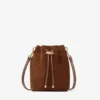 Cinch Mini Tan Suede Mini Bag