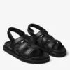 Cove Sandal Black Box Calf Leather Sandal