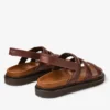 Cove Sandal Chestnut Waxed Calf Leather Sandals