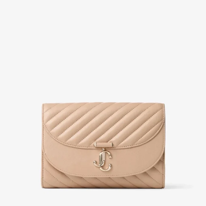 Curve Clutch Chai Quilted Biker Leather Clutch Bag