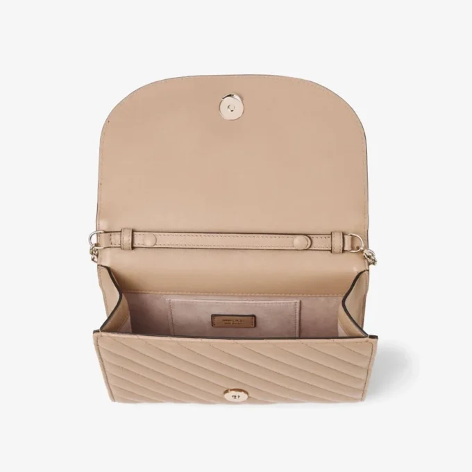 Curve Clutch Chai Quilted Biker Leather Clutch Bag