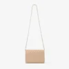 Curve Clutch Chai Quilted Biker Leather Clutch Bag