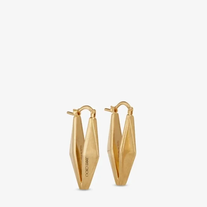 Diamond Chain Earring Gold-Finish Diamond Chain Earrings