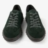 Diamond Flex M British Green Suede and Leather Mix Low Top Trainers