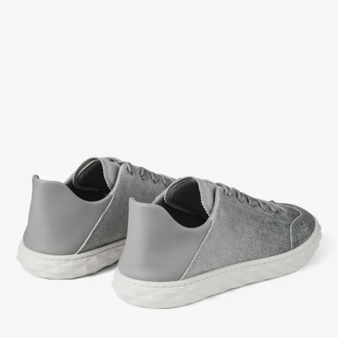 Diamond Flex M Dove Denim Suede Mix Low Top Trainers