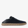 Diamond Flex M Midnight Mix Leather Mix and Textured Air Mesh Low Top Trainers
