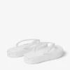 Diamond Flip Flop Optical White Rubber Flats