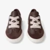 Diamond Light Flex F Chocolate and Latte Leather Mix and Fine Raffia Trainers