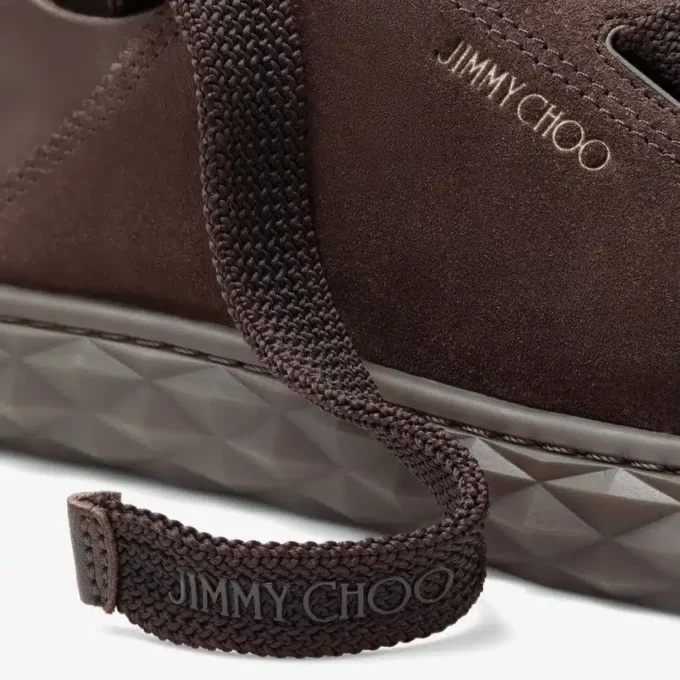 Diamond Light Flex F Chocolate Suede and Leather Trainers