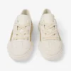 Diamond Light Flex F Gold and Latte Leather Mix and Metallic Woven Mesh Trainers