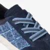 Diamond Light Flex F Marine Leather Mix and Crosshatch Denim Trainers