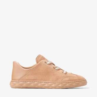 Diamond Light Flex F Toffee Suede and Leather Mix Low Top Trainers