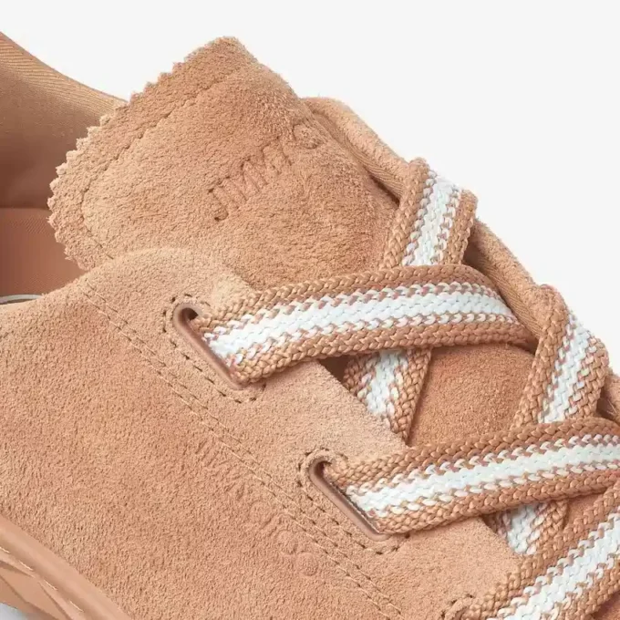 Diamond Light Flex F Toffee Suede and Leather Mix Low Top Trainers