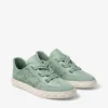 Diamond Light Flex F Verde Leather Mix and Perforated Leather Lace Low Top Trainers