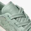 Diamond Light Flex F Verde Leather Mix and Perforated Leather Lace Low Top Trainers