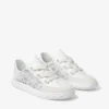 Diamond Light Flex F White Leather Mix and Perforated Leather Lace Low Top Trainers
