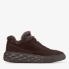 Diamond Maxi Retro M Chocolate Velvet Suede Low Top Trainers with Shearling