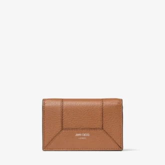 Diamond Nello M Tan Grainy Calf Leather Coin Purse